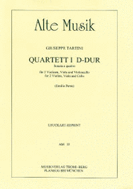 Quartett I (Sonata a quattro) Sheet Music by Giuseppe Tartini (1692-1770)