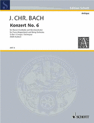 Concerto No. 6 G Major Sheet Music by Johann Christian Bach