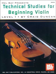 Technical Studies for Beginning Violin Sheet Music by Craig Duncan