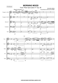 Morning Mood from "Peer Gynt suite" Sheet Music by Edvard Grieg