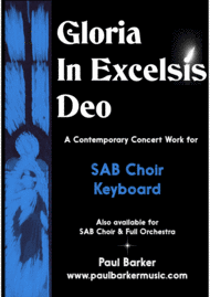 Gloria In Excelsis Deo (Vocal/Piano Score) Sheet Music by Paul Barker