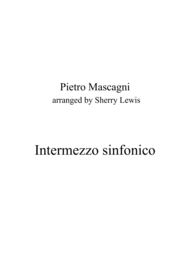 Intermezzo Sinfonico from Cavalleria Rusticana STRING TRIO (for string trio) Sheet Music by Pietro Mascagni