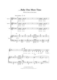 ...Baby One More Time (Arr. Berty Rice) Sheet Music by Britney Spears