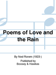 Poems of Love and the Rain Sheet Music by Ned Rorem