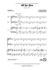All For One (from High School Musical 2) Sheet Music by Matthew Gerrard