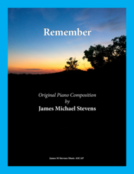 Remember Sheet Music by James Michael Stevens