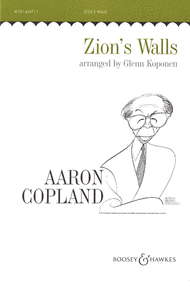 Zion's Walls Sheet Music by A. Copland