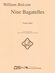 Nine Bagatelles Sheet Music by William Bolcom