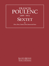 Sextet Sheet Music by Francis Poulenc