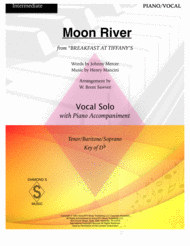 Moon River - VOCAL/PIANO (key of Db) Sheet Music by Andy Williams