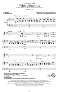 What About Us (arr. Mark Brymer) Sheet Music by Johnny McDaid