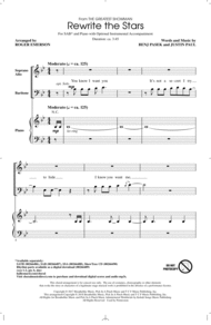 Rewrite The Stars Sheet Music by Zac Efron & Zendaya