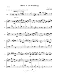 Haste to the Wedding Sheet Music by Traditional