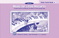 Music For Little Mozarts - Flash Cards For Book 4 Sheet Music by Christine H. Barden