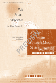 We Shall Overcome Sheet Music by Uzee Brown