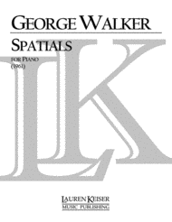 Spatials Sheet Music by George Walker