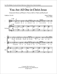 You Are All One in Christ Jesus Sheet Music by Daniel Pinkham