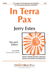 In Terra Pax Sheet Music by Jerry Estes