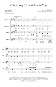 (They Long To Be) Close To You (arr. Deke Sharon) Sheet Music by The Carpenters