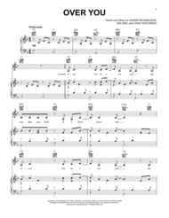 Over You Sheet Music by Ingrid Michaelson