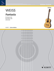 Fantasy Sheet Music by Silvius Leopold Weiss