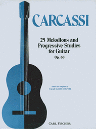 Twenty-Five Melodious And Progressive Studies Sheet Music by Matteo Carcassi