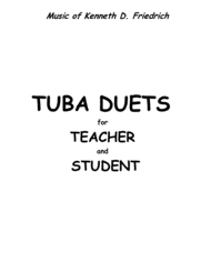 Tuba Duets for Teacher and Student Sheet Music by Kenneth D. Friedrich