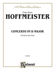 Viola Concerto in D Major Sheet Music by Franz Anton Hoffmeister