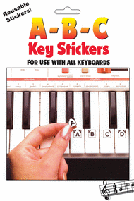 ABC Keyboard Stickers Sheet Music by Various