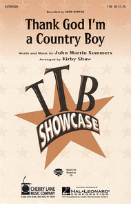 Thank God I'm a Country Boy Sheet Music by John Denver