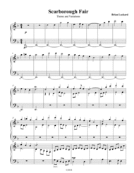 Scarborough Fair Advanced Piano Solo Sheet Music by Traditional