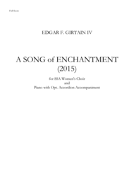 A Song of Enchantment Sheet Music by Edgar F Girtain IV