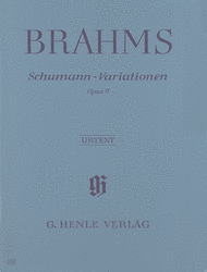 Schumann-Variations Op. 9 Sheet Music by Johannes Brahms
