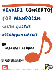 Vivaldi Concertos for Mandolin Sheet Music by Michael Lemma