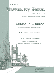 Sonata in C Minor (from Methodische Sonaten) Sheet Music by Georg Philipp Telemann