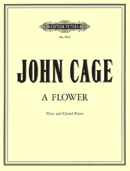 A Flower Sheet Music by John Cage