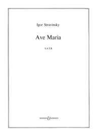 Bogoroditse Devo (Ave Maria) Sheet Music by Igor Stravinsky