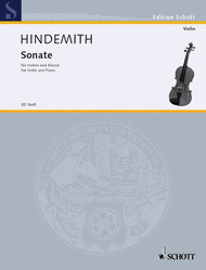 Sonata in C Sheet Music by Paul Hindemith