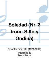 Soledad (Nr. 3 from: Silfo y Ondina) Sheet Music by Astor Piazzolla