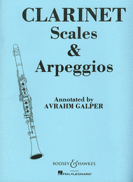 Clarinet Scales & Arpeggios Sheet Music by Avrahm Galper