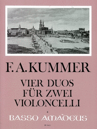 4 Duos op. 103 Sheet Music by Friedrich August Kummer