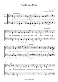 Auld Lang Syne Sheet Music by Robert Burns