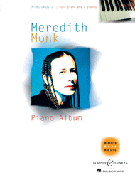 Piano Album Sheet Music by Meredith Monk