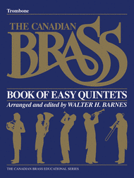 The Canadian Brass Book of Easy Quintets Sheet Music by The Canadian Brass