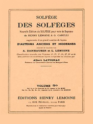 Solfege des Solfeges - Volume 3G sans accompagnement Sheet Music by Albert Lavignac
