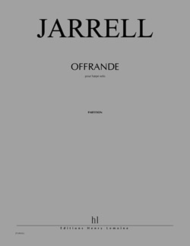 Offrande Sheet Music by Michael Jarrell