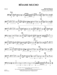 Besame Mucho - Cello Sheet Music by Consuelo Velazquez