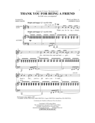 Thank You For Being A Friend (Theme from The Golden Girls) (arr. Greg Gilpin) Sheet Music by Andrew Gold