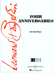 Four Anniversaries (1948) Sheet Music by Leonard Bernstein