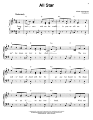 All Star Sheet Music by Smash Mouth